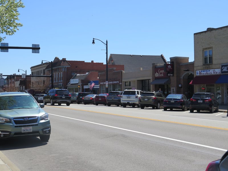 Brookline Boulevard business district in Pittsburgh