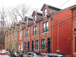 Residential street in Pittsburgh’s Perry South neighborhood