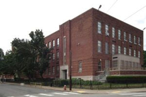 A. Leo Weil Elementary School along Centre Avenue in Pittsburgh’s Hill District